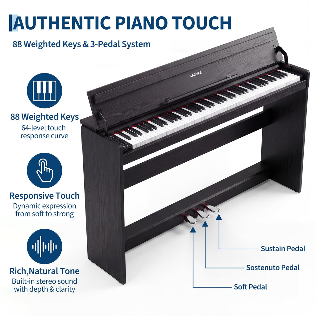 88-Key Weighted Hammer-action Digital Piano G754568