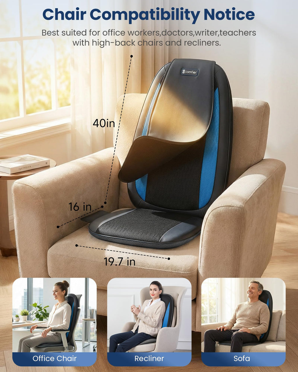 Shiatsu Back Massager with Heat P787818