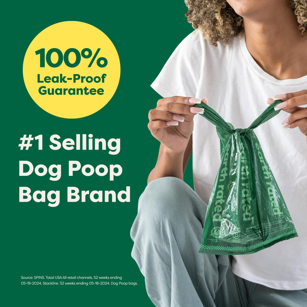 Dog Poop Bags 105 Easy Tie Handle Lavender L60677