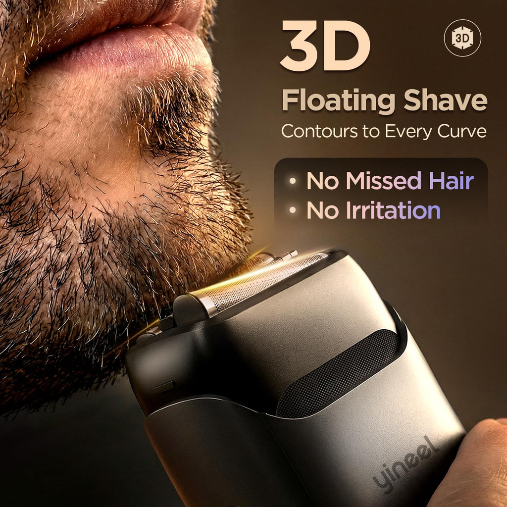 Portable Mini Electric Foil Shaver with Case P20586
