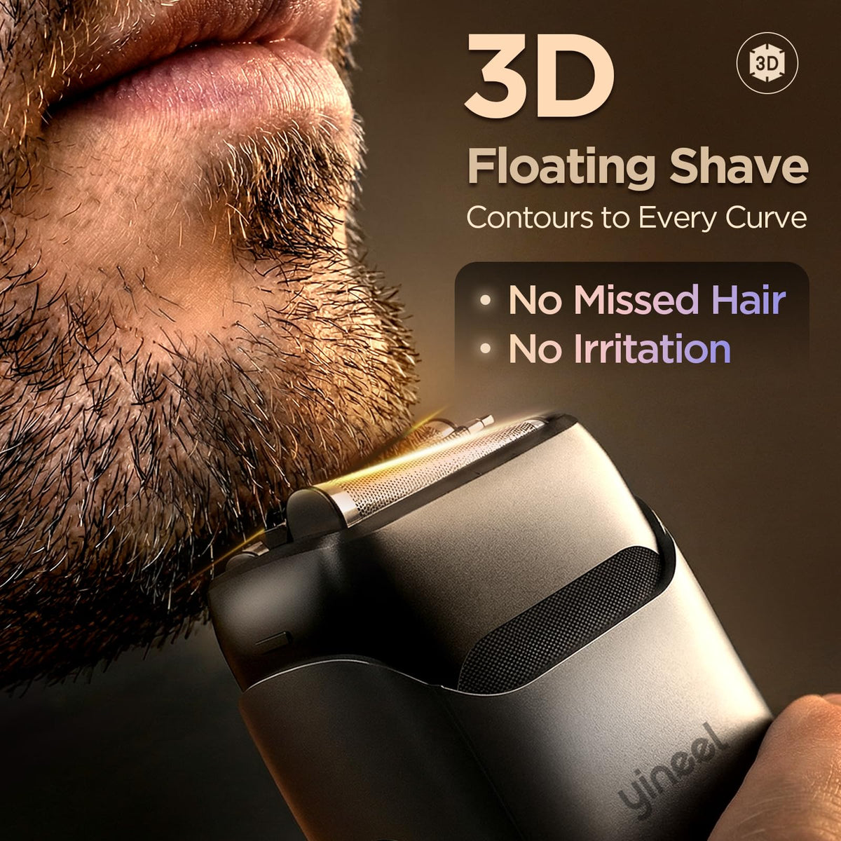 Portable Mini Electric Foil Shaver with Case P20586