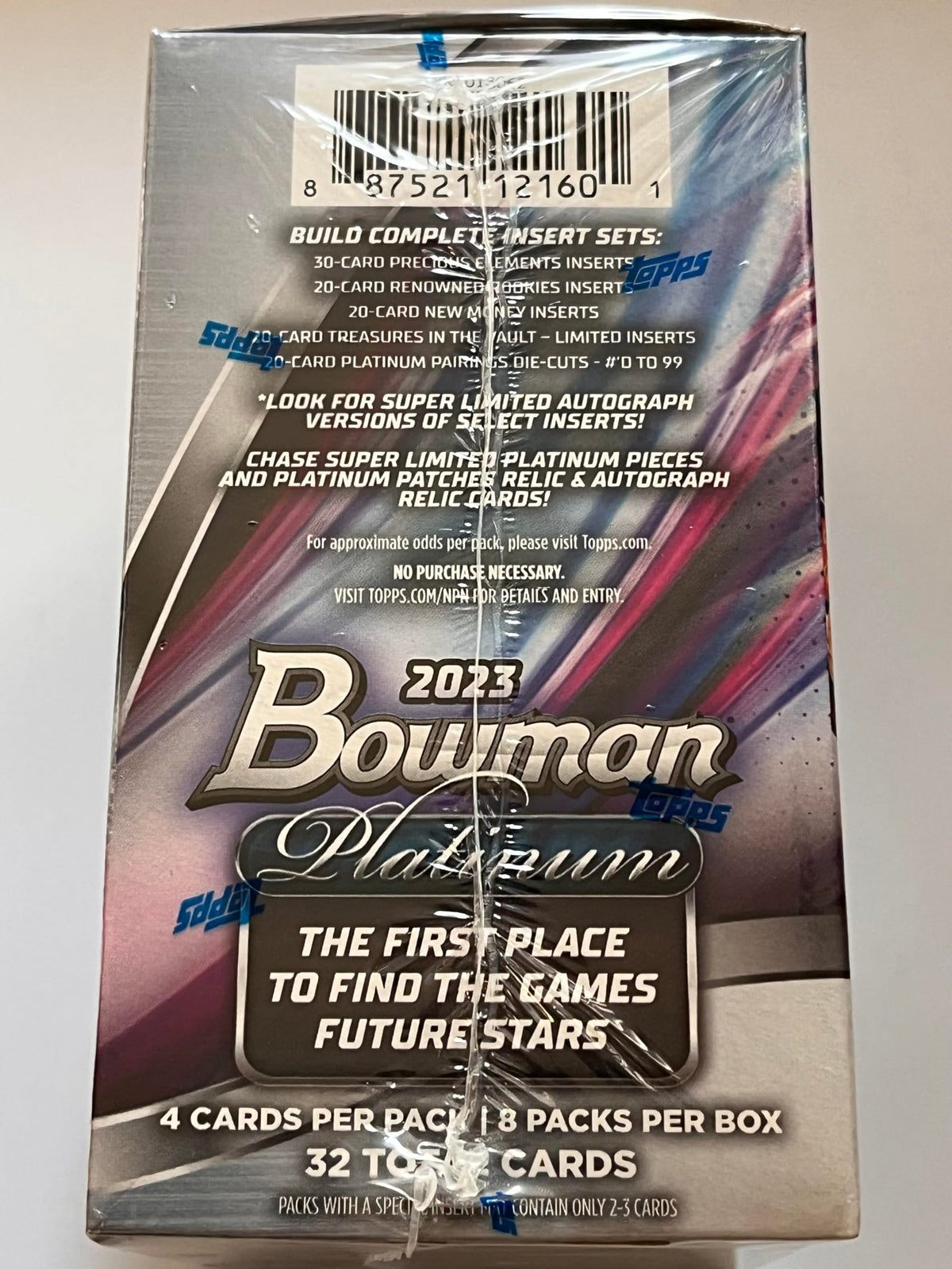 Bowman Platinum Baseball Blaster Box L3595