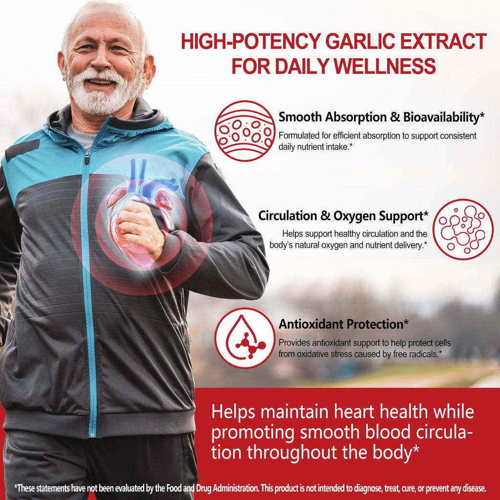 Odorless Garlic Supplement 300 Softgels U512
