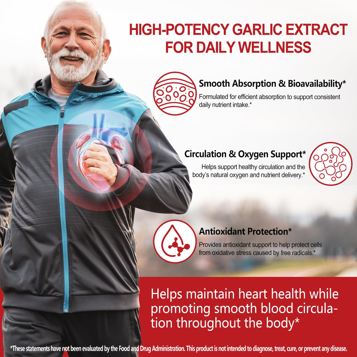 Odorless Garlic Supplement 300 Softgels U512