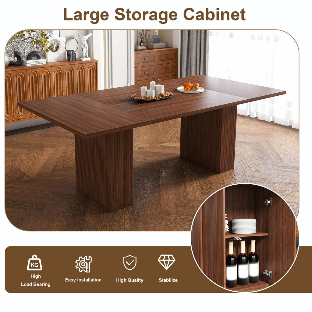 Rectangular 9 Piece Dining Table Set U685