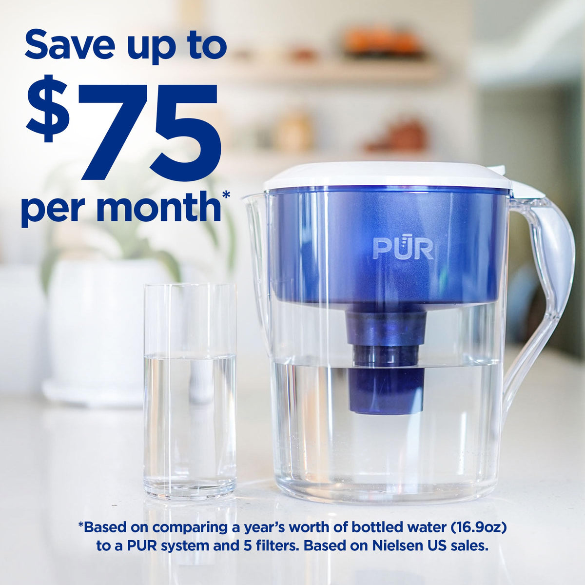 11 Cup Water Pitcher with Filter I569