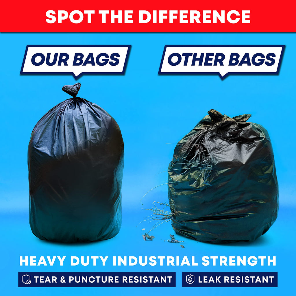 95 Gallon 2 Mil Heavy Duty Trash Bags 25 Count K9500