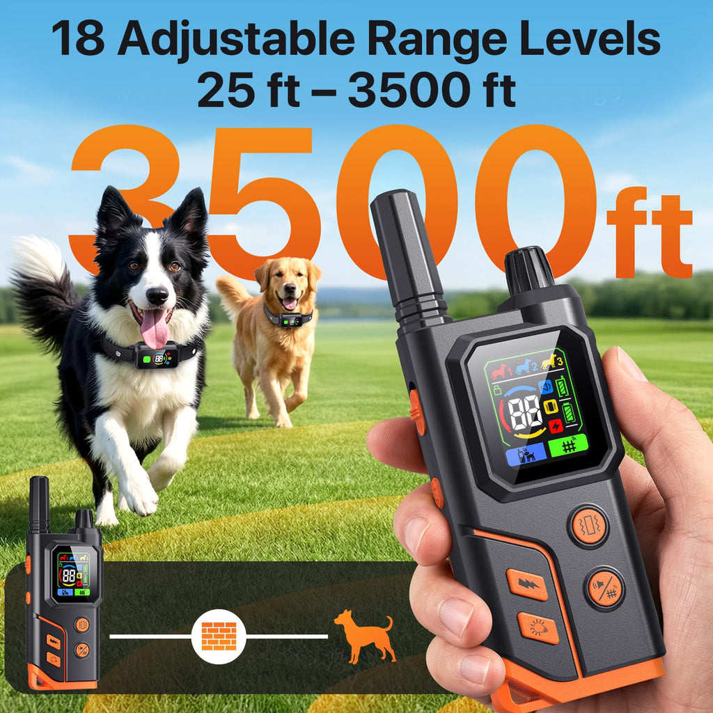Wireless Dog Collar Fence System & Training Collar W538060