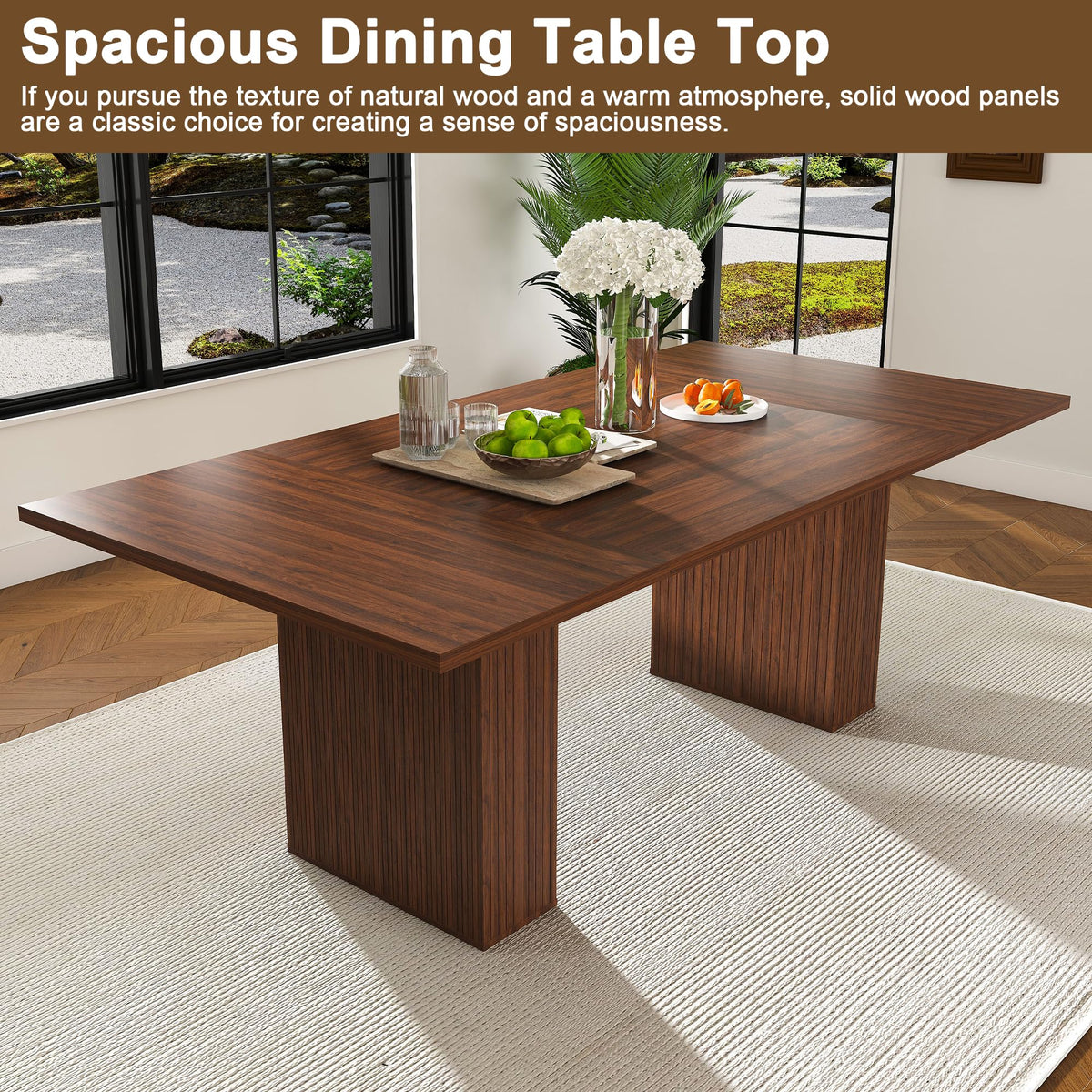 Rectangular 9 Piece Dining Table Set U685