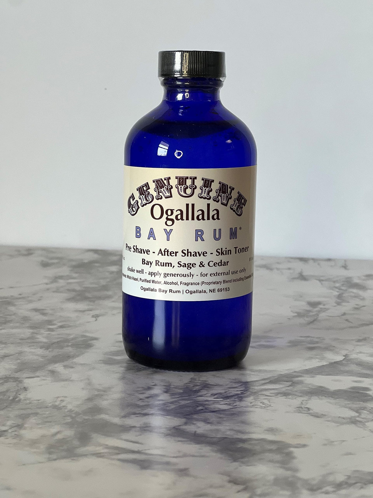 8oz Bay Rum Sage and Cedar Aftershave D3899