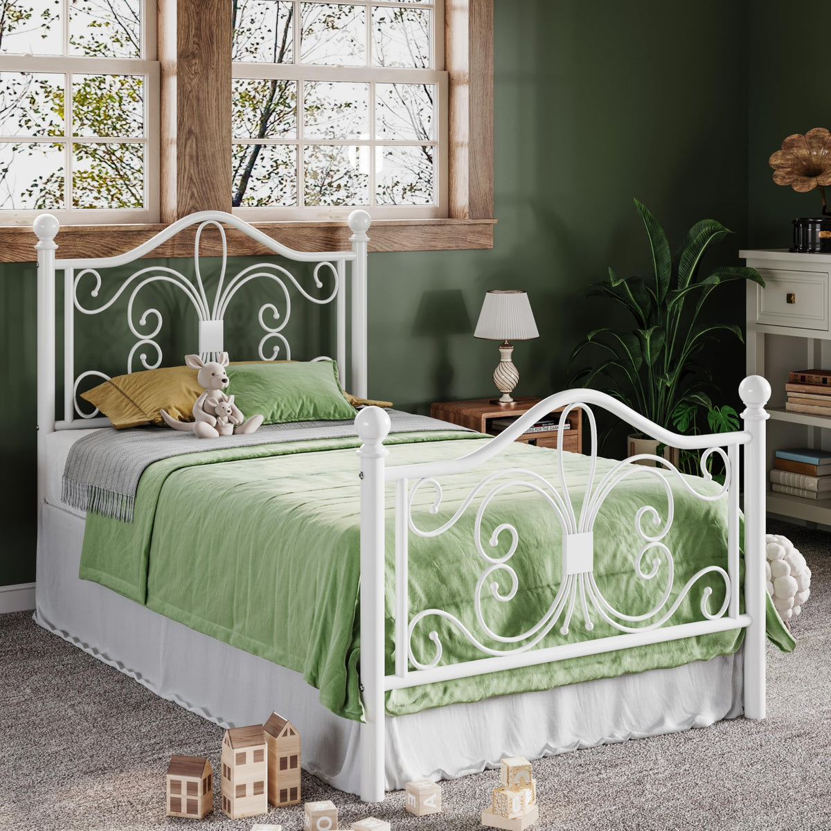 Metal Twin Platform Bed Frame T52485