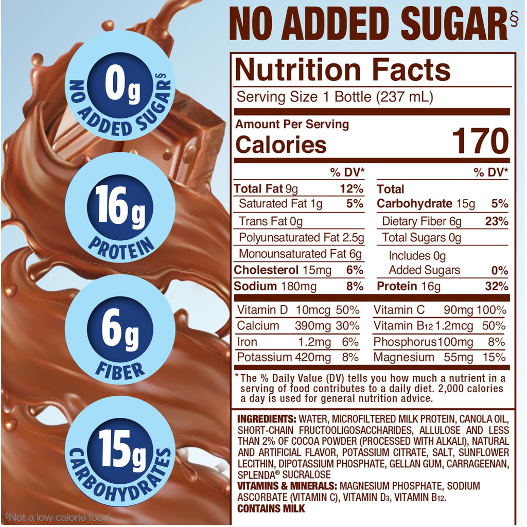 Milk Chocolate Nutrition Shakes 12 Pack L34411