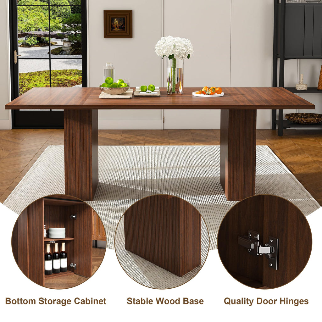 Rectangular 9 Piece Dining Table Set U685