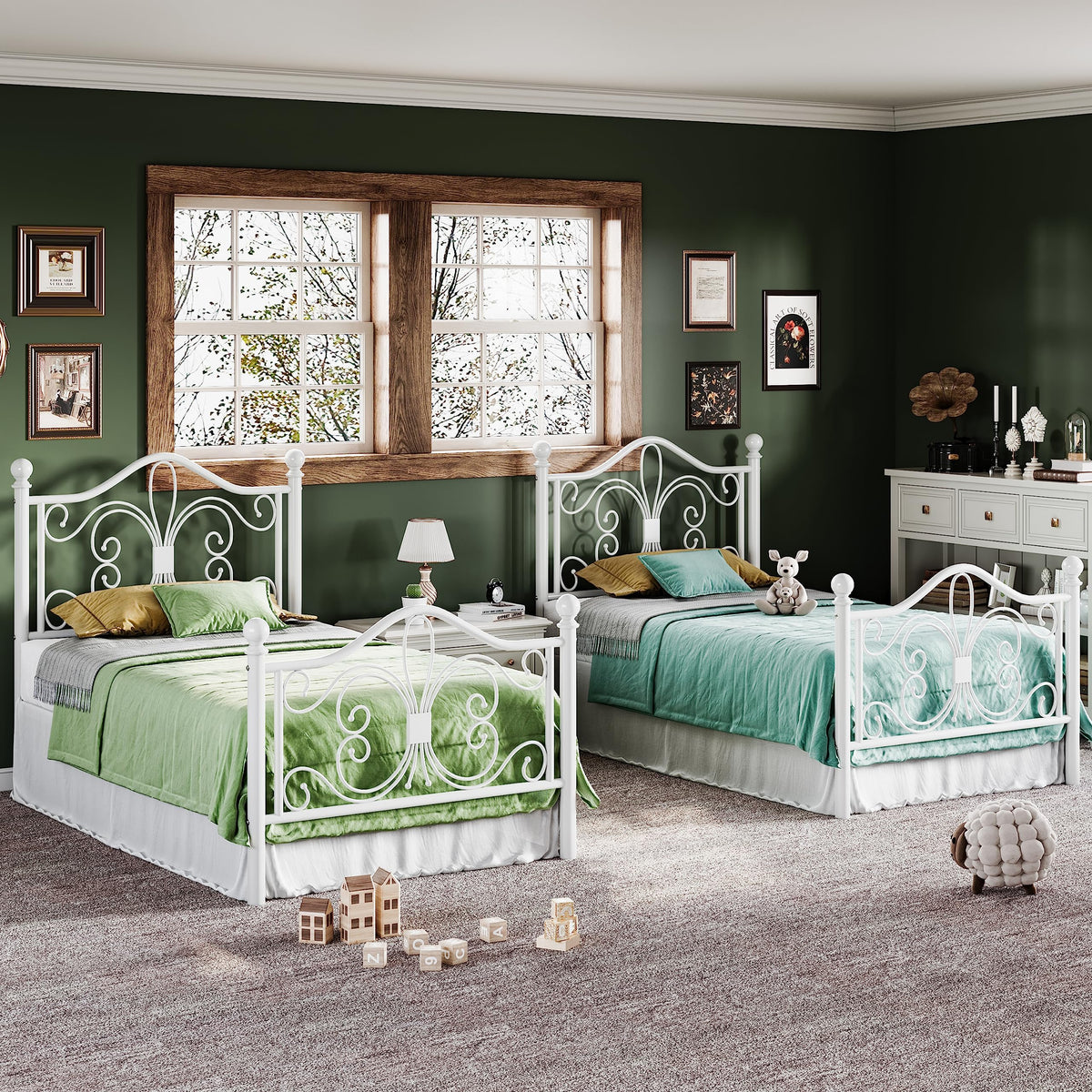 Metal Twin Platform Bed Frame T52485